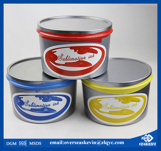 China Zhongliqi sublimation ink for litho presses