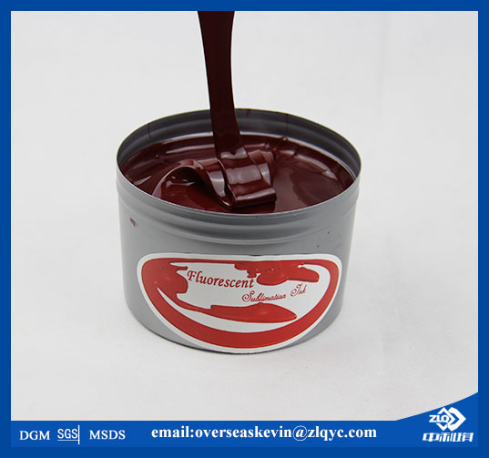 Good quality red fluorescence sublimation offset ink