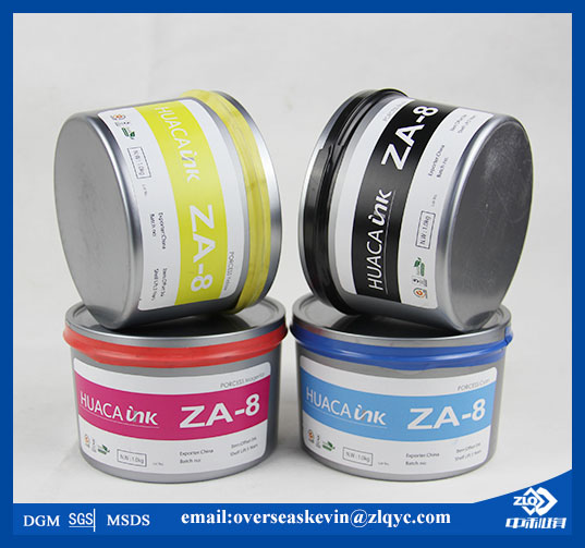 Bright color sheetfed offset printing ink