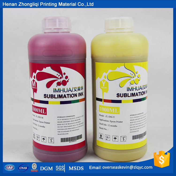 Heat transfer digital printing water based sublimation ink